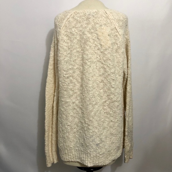Sonoma Cream V-Neck Sweater - Picture 3 of 6